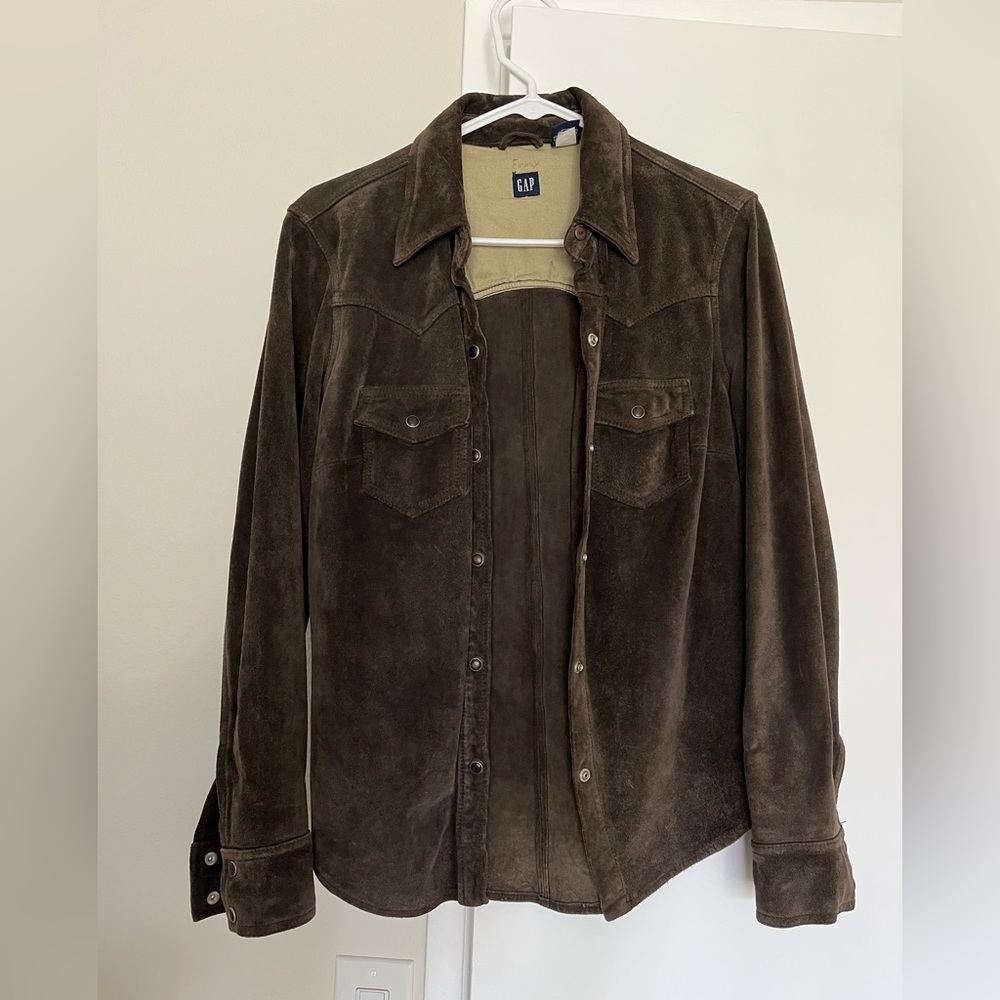 Vintage GAP Brown Suede Jacket